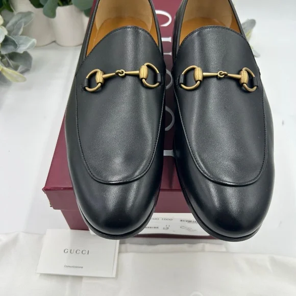 ******Men’s Gucci JORDAAN leather horse bit loafers size 11 fits 12 US - Picture 4 of 14